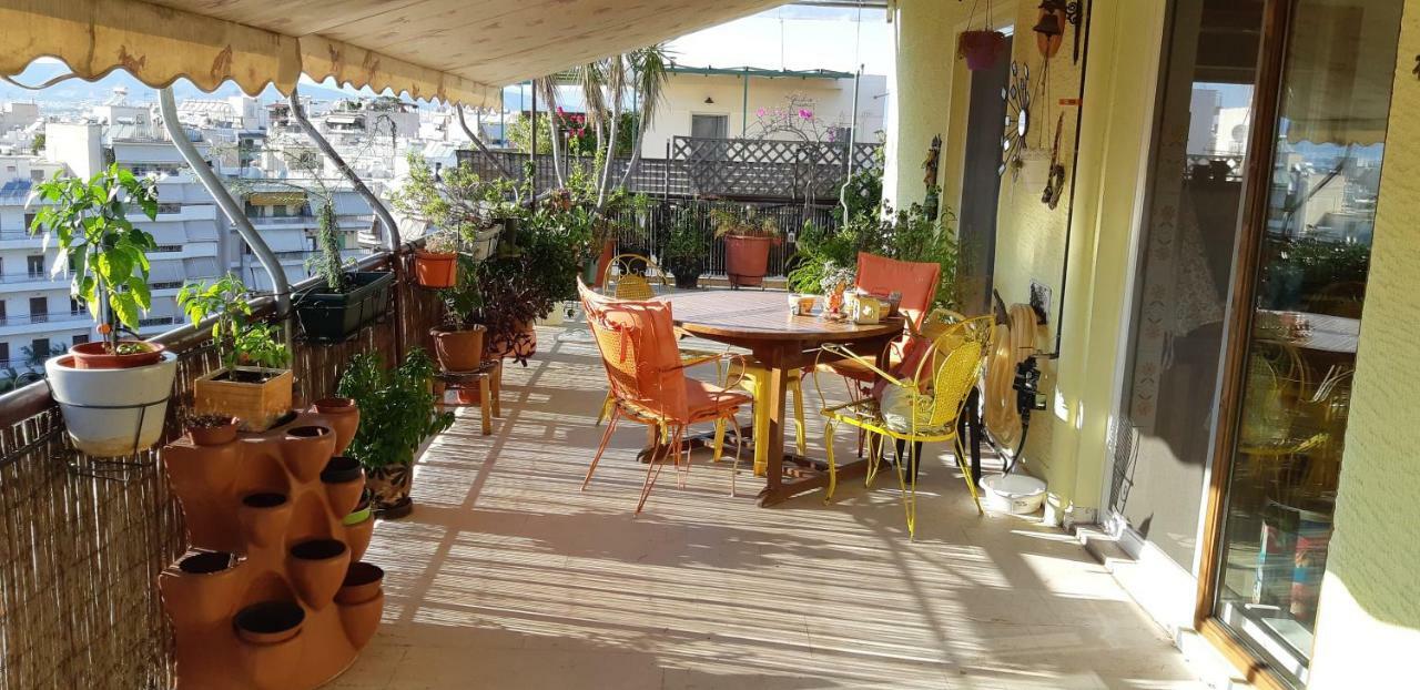 Penthouse Balcony Close To Acropolis Atenas Exterior foto